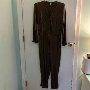 Old navy army green jumpsuit NWOT